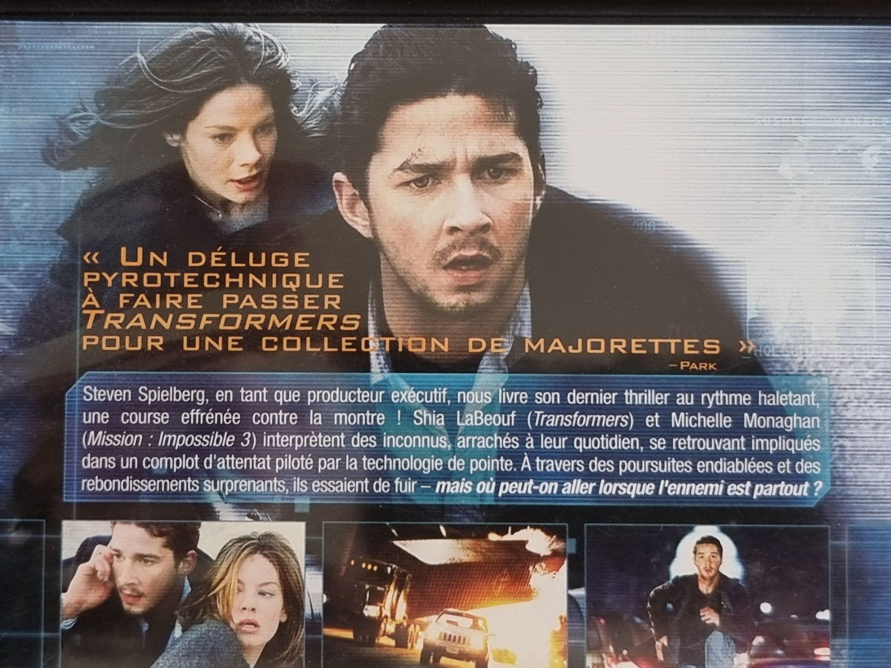 Alle DVDs: L'oeil du mal (Eagle Eye) – Gebraucht aus Chavannes-près-Renens von XWR4 2