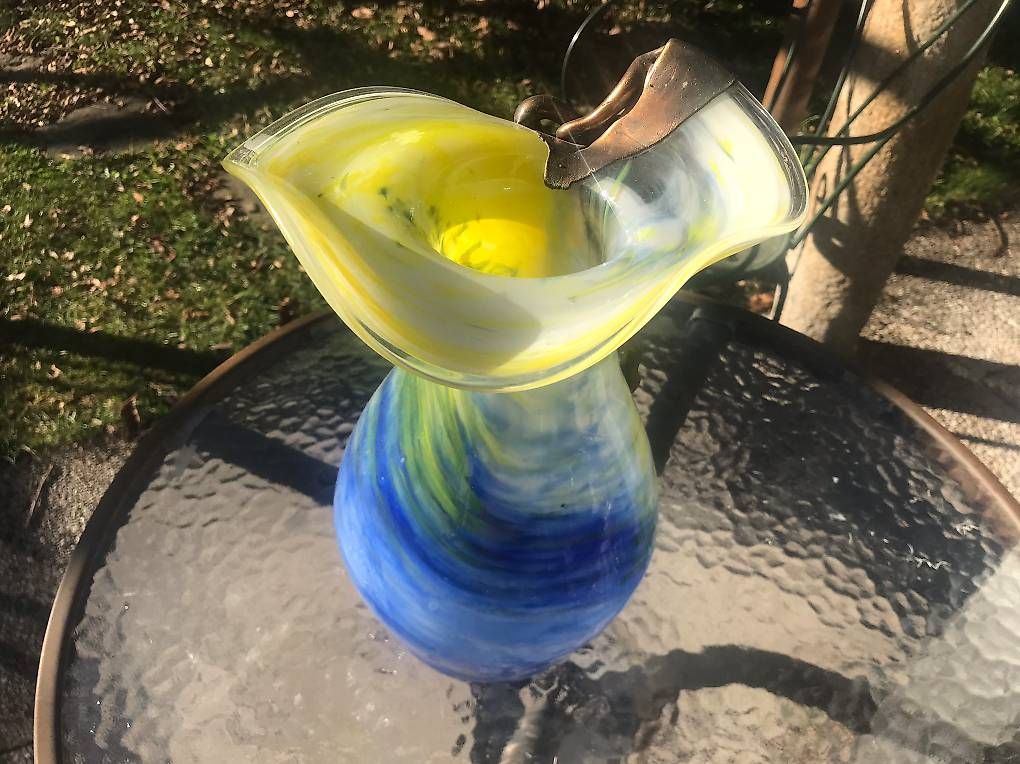 Vasen & Gefässe: Vaso in vetro artistico – Gebraucht aus novaggio von cam_5stl