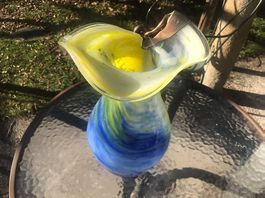 Vaso in vetro artistico