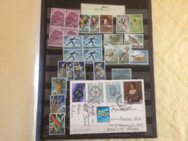 1 A4 Seite Briefmarken SAN MARINO