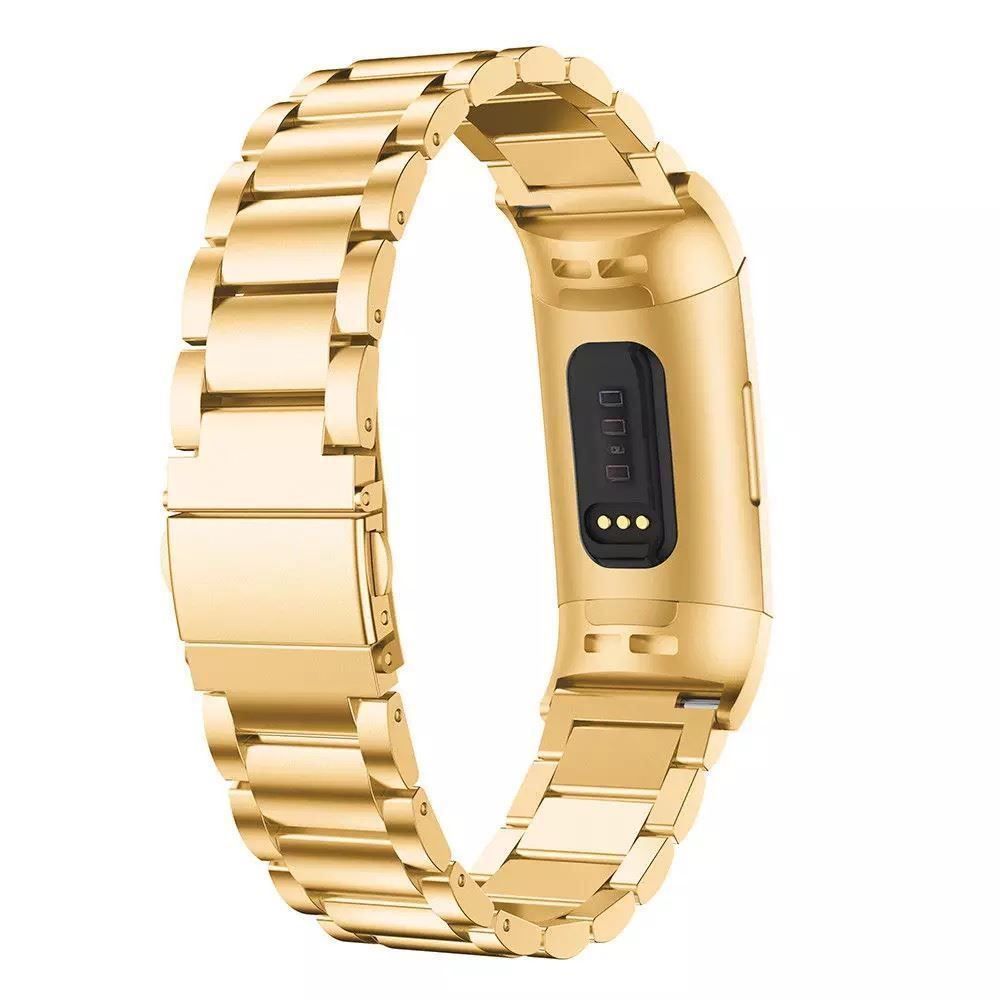 Hometrainer: Edelstahl Armband Fitbit Charge 3 / 4 – Nuovo e nell'imballaggio originale da Zürich venduto da Watch-247