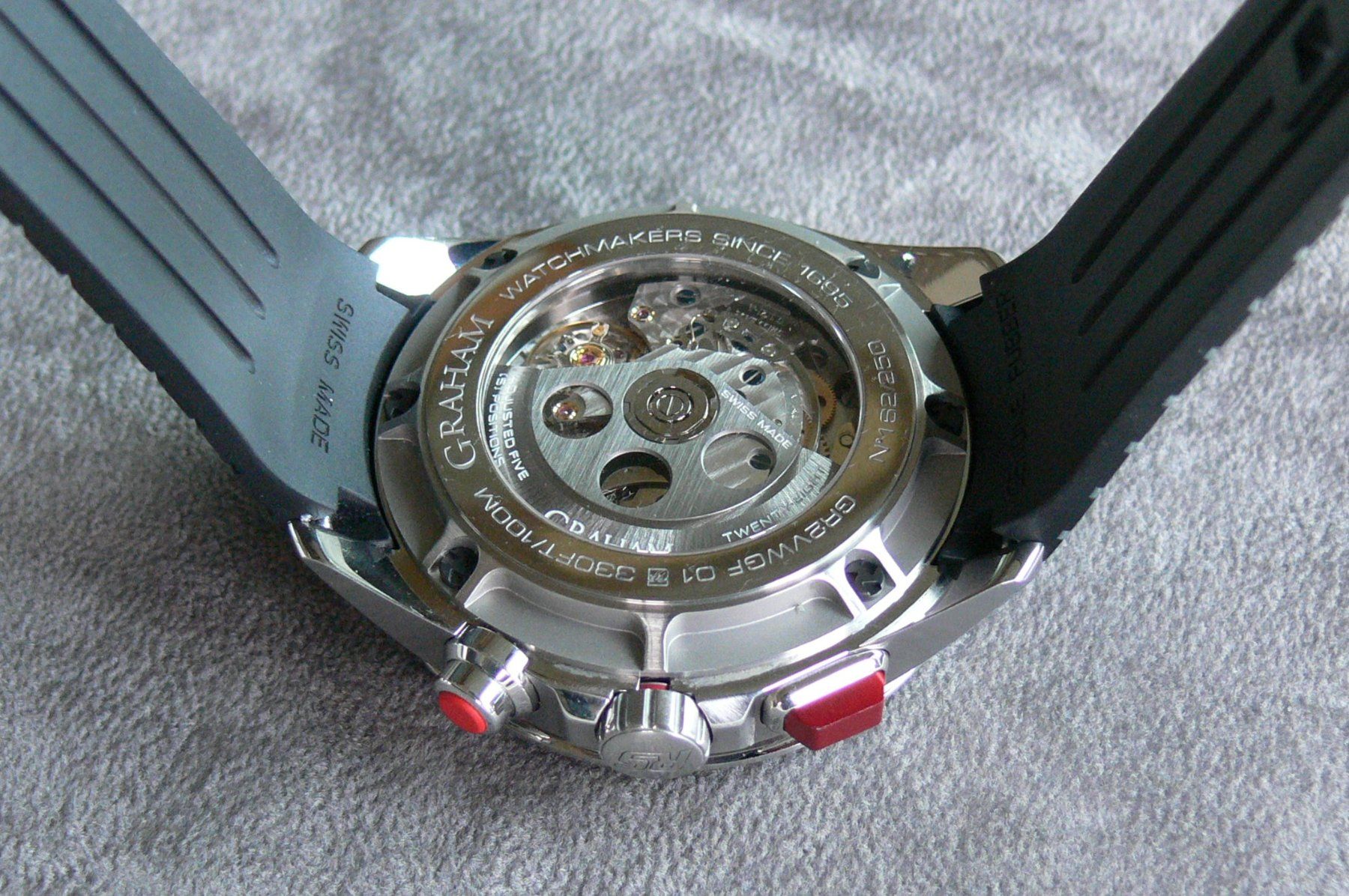 Graham Uhren: Graham Silverstone RS GMT Limited big date flyback 47mm – Gebraucht aus Remigen von Kelias 2