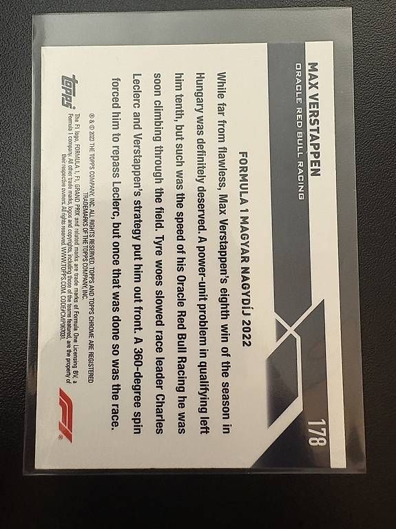 Topps Sammelbilder & Trading cards: 2023 topps Chrome FORMULA 1 - Max Verstappen – Neu (gemäss Beschreibung) aus Savosa von Misch-M13 1
