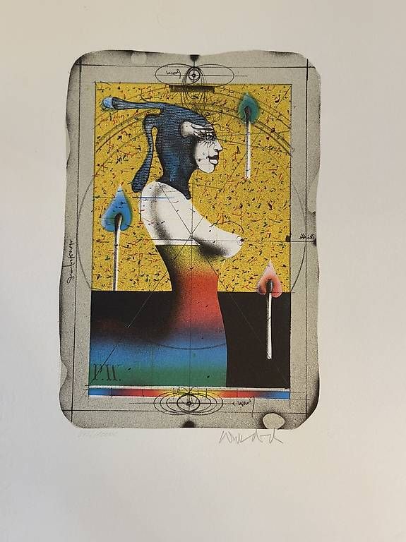 Grafica & Litografie: Paul Wunderlich Lithographie – Usato da Basel venduto da ele_pc7g 3