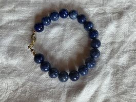 Armband aus Lapislazuli Kugeln