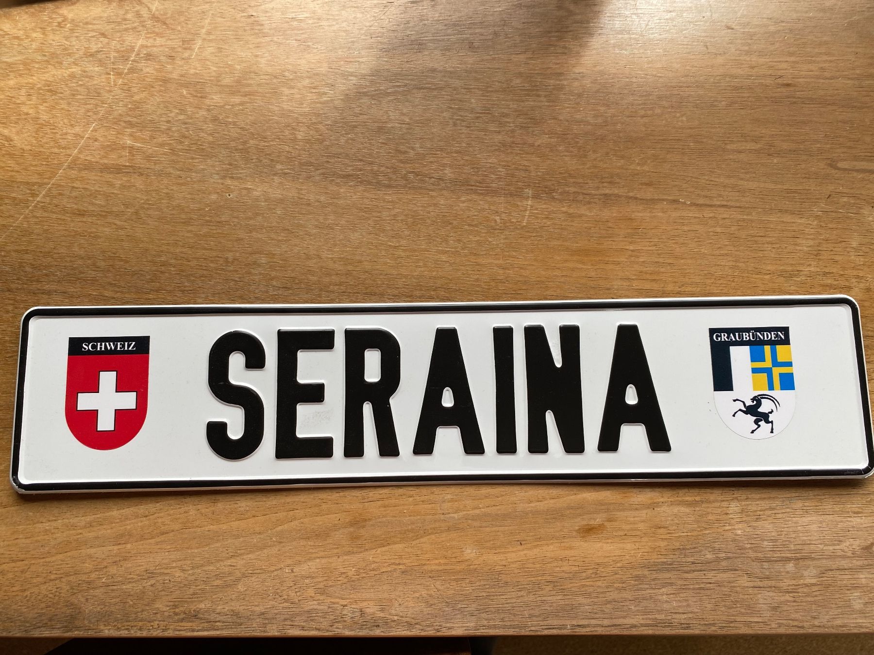 Insegne: Kantonschild Graubünden "Seraina" – Usato da Klosters venduto da Rigi98 1