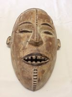 Masque africain bois sculpture art tribal