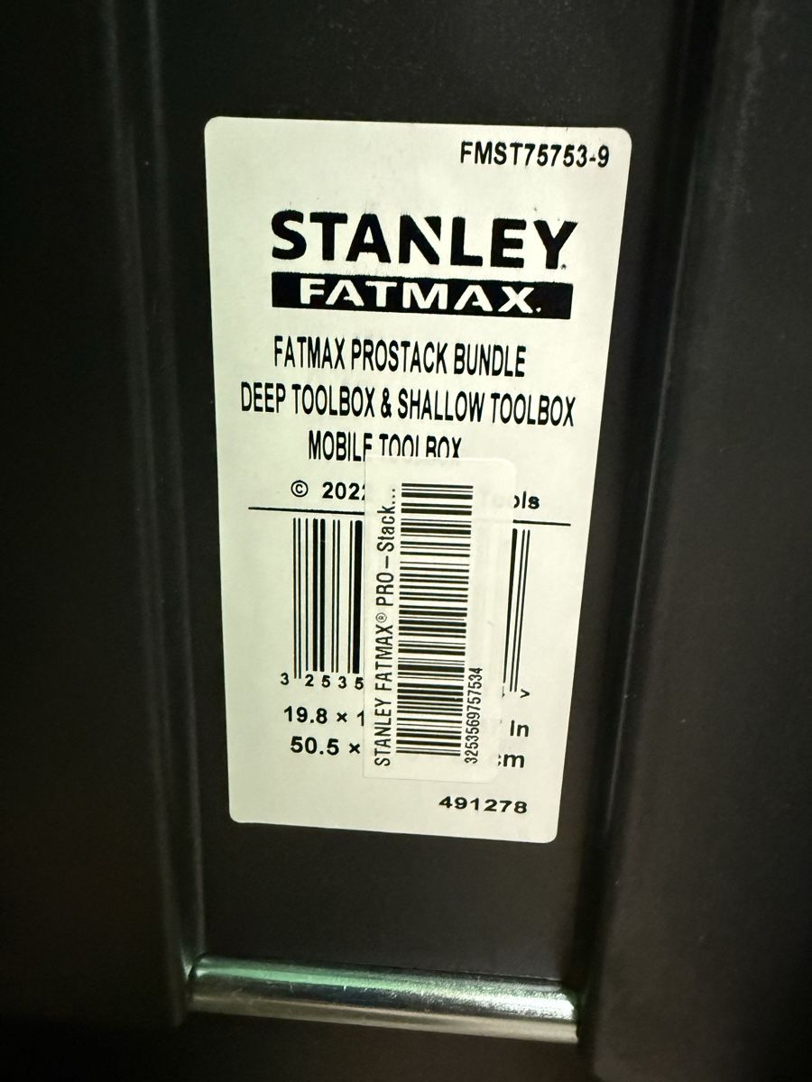 Stanley Alle Werkzeuge: Stanley Fatmax Pro-Stack Werkzeugbox Set neuwertig – Neu (gemäss Beschreibung) aus Aarburg von paw_j6m7 4