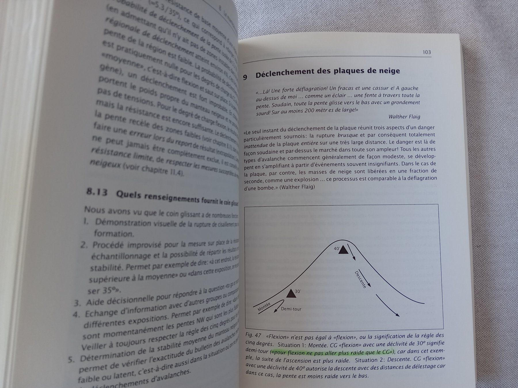 Libri: Le risque d’avalanches - Guide pratique - Werner Munter – Usato da Fribourg venduto da Werkt 5