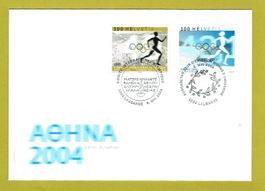 Olympische Spiele Athen 2004 Sonderbrief CH und IOC