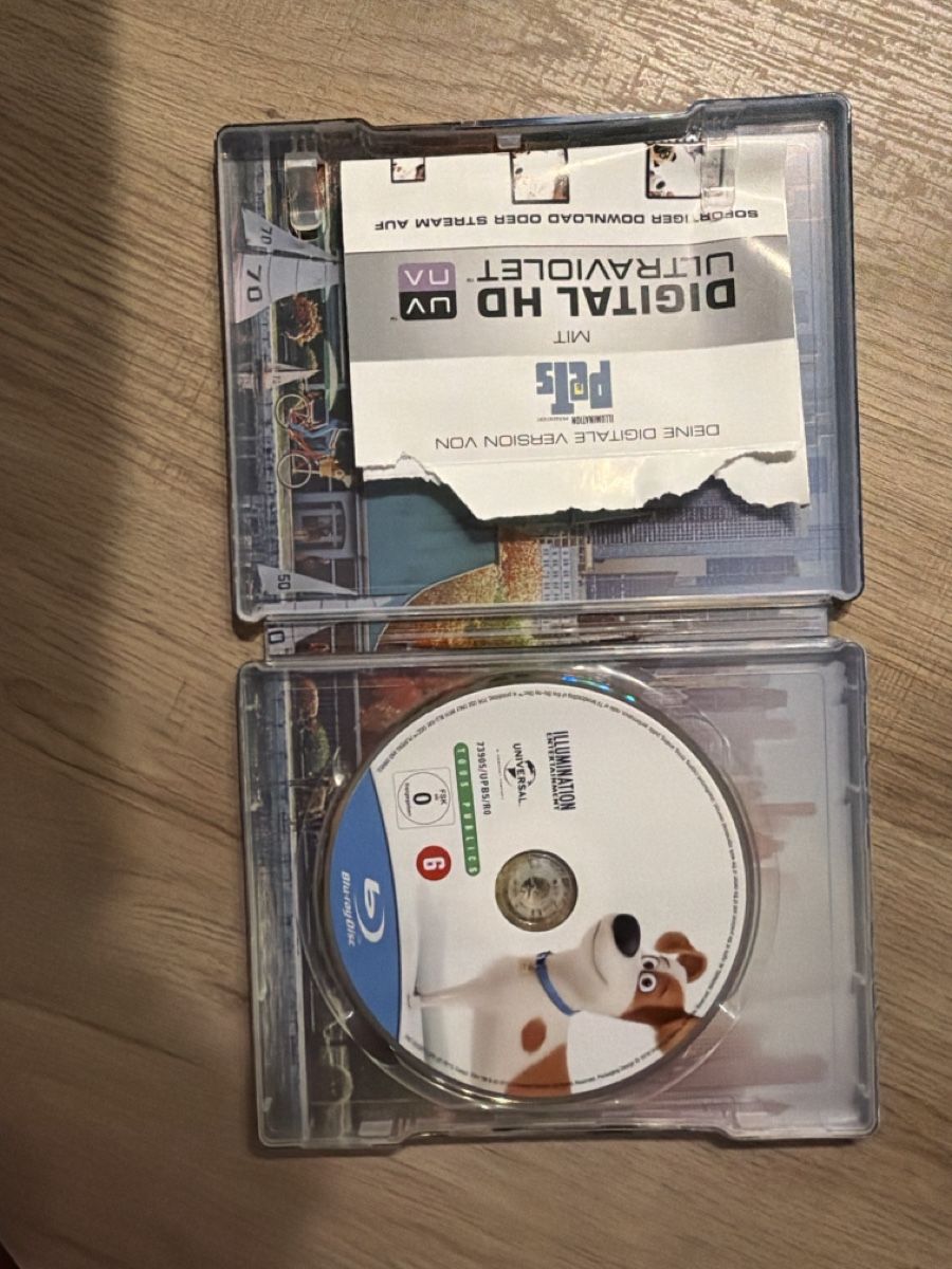 Tutti i DVDs: Pets (2016) BluRay Steelbook – Usato da Hagendorn venduto da masterchieff 2