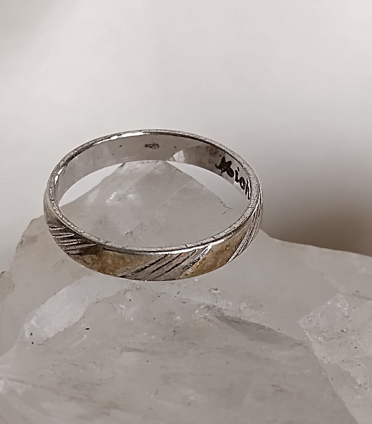Ringe: RING IN 925 SILBER MIT GOLDAPPLIKATION – Gebraucht aus Romanshorn von Glitzer-Paradies 4