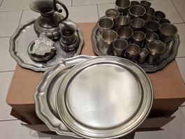 Objets en étain - 8.3 kg d'étain 95%
