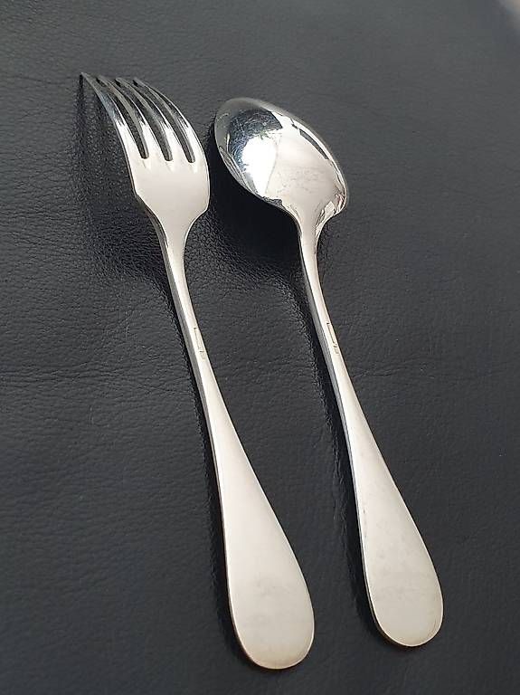 Bestecksets: Besteck antik, 1 Gabel, 1 Löffel, Christofle – Gebraucht aus Urtenen-Schönbühl von sandrabern01 1