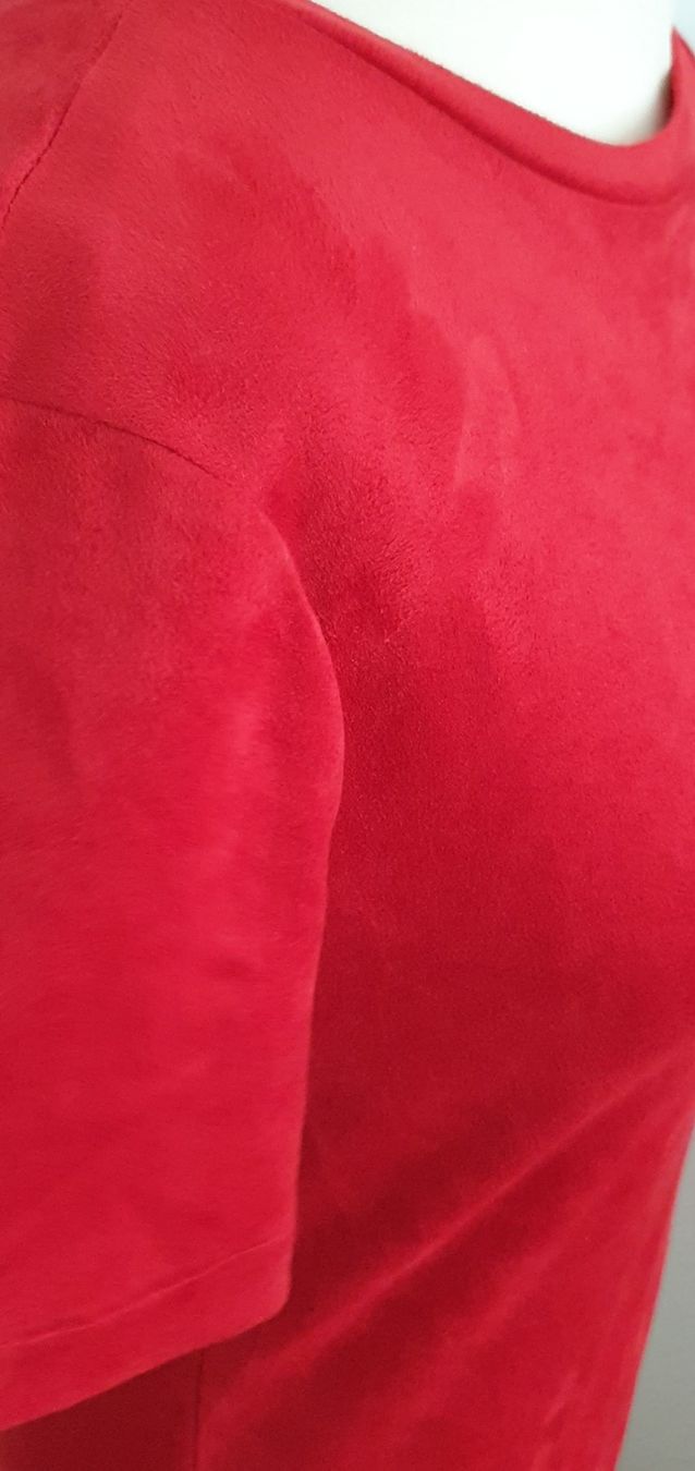 Zara Vestiti: Kleid Veloursoptik Grösse 34, rot. – Nuovo (secondo la descrizione) da Stansstad venduto da InStyle8 4