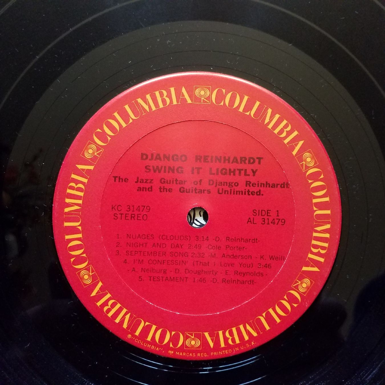 Dischi in vinile: DJANGO REINHARDT,  swing lightly - 1972 US  +++++ – Usato da Yverdon-les-Bains venduto da Jacotreut 2
