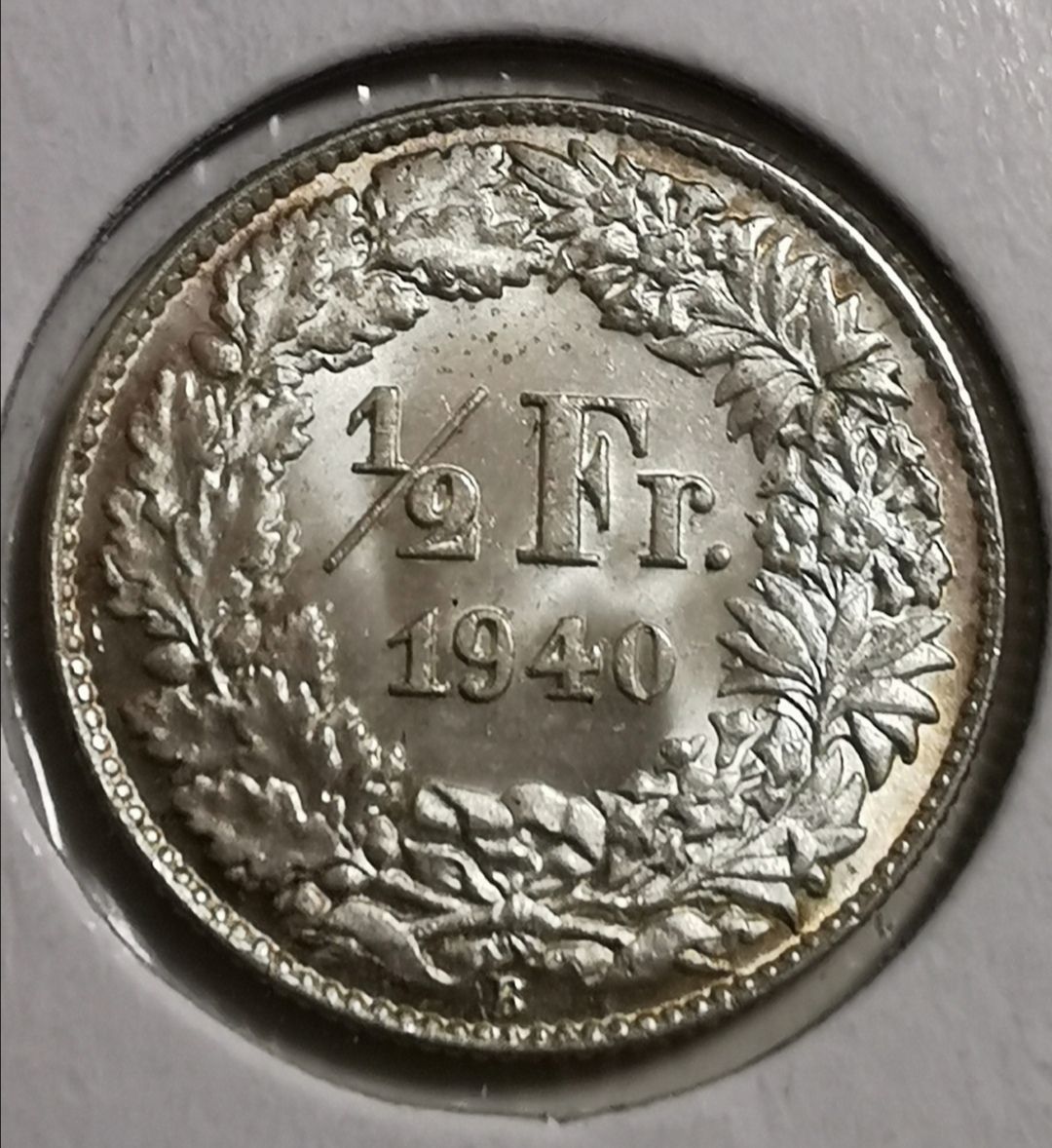 Alle Münzen: 50 Rappen 1940 Silber – Gebraucht aus Zürich von turbopuz