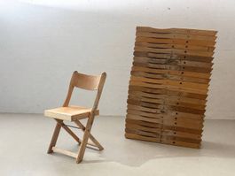 Klappstühle aus Buchenholz, Schweiz, 1990er