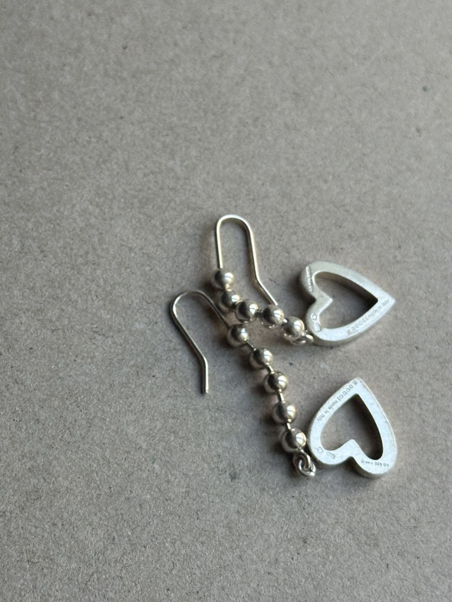 Gucci Ohrringe & -stecker: Gucci Ohrhänger Herz Silber 925 – Neu (gemäss Beschreibung) aus Luzern von w.welihodska 4