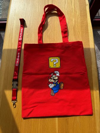 Super Mario Tragetasche + Schlüsselband  My Nintendo - Neu!