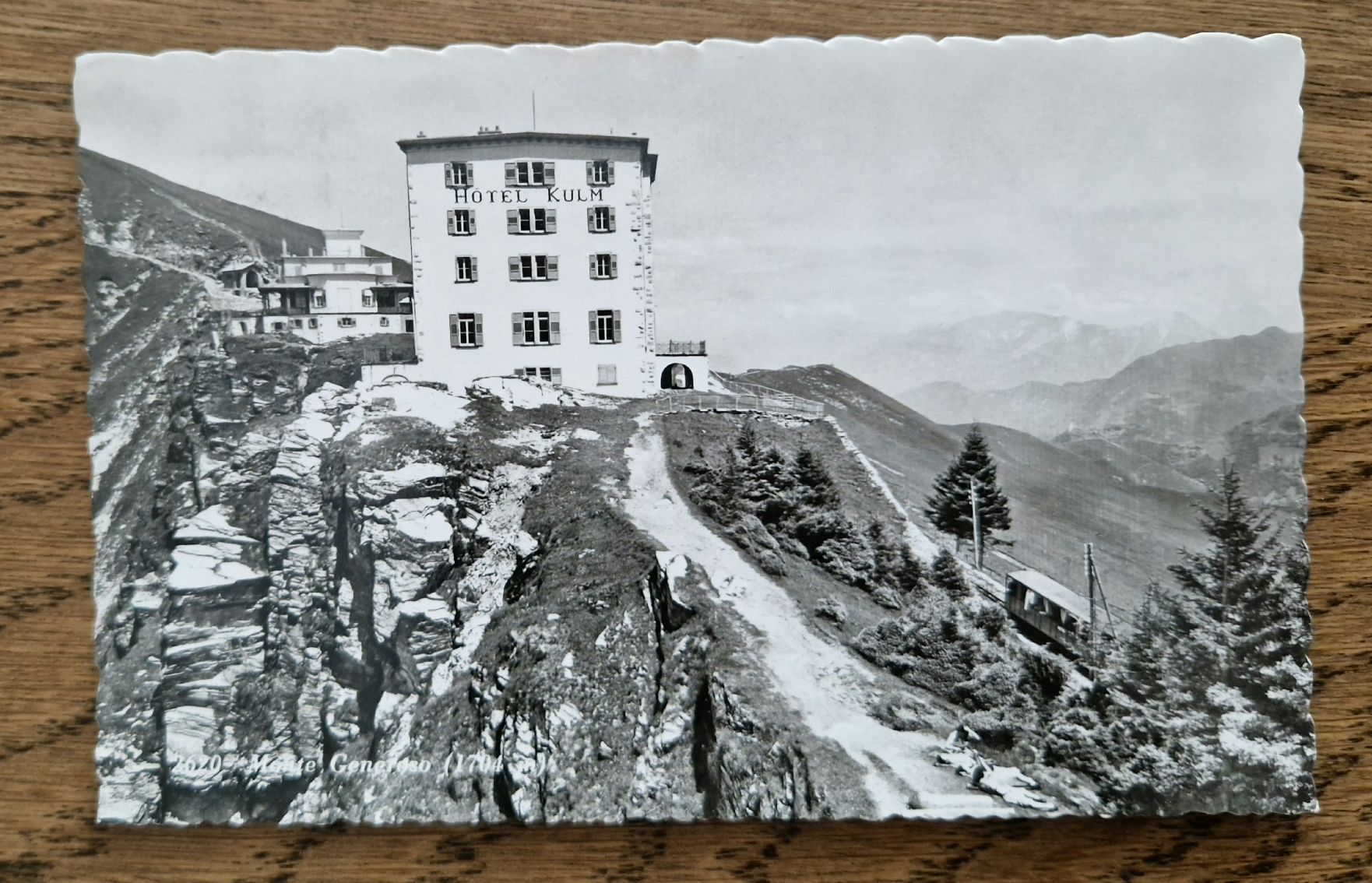 Ansichtskarten: Alberghi Monte Generoso 1956 – Gebraucht aus Ebikon von Donar50