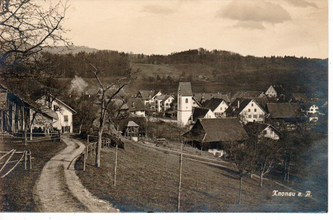 Cartoline postali: Knonau 1925 – Usato da Wolhusen venduto da Curver9