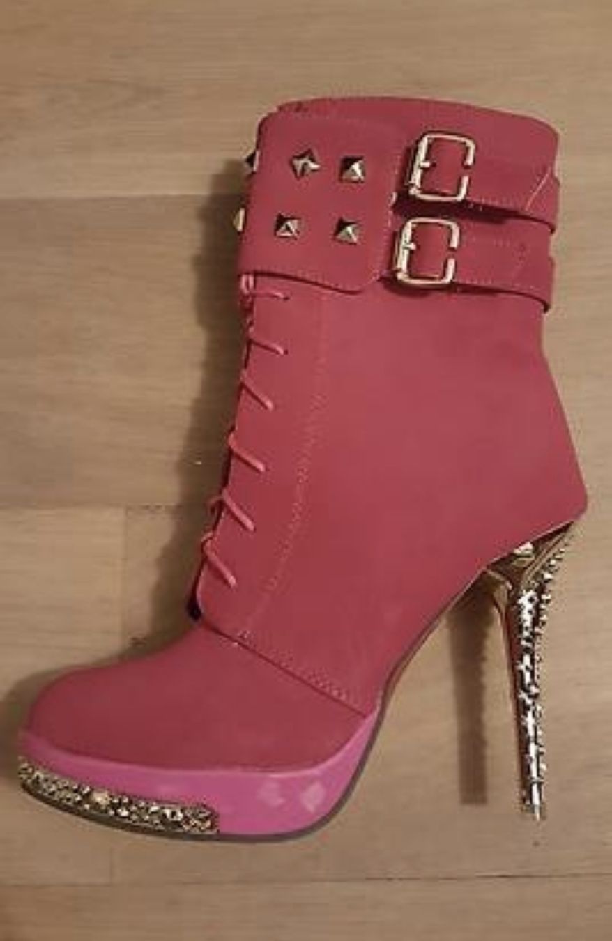 Scarpe da donna: NEU Stiefeletten pink Grösse 37 – Nuovo (secondo la descrizione) da Uster venduto da Mooreas
