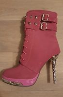 NEU Stiefeletten pink Grösse 37