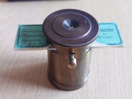 Antikes Kosmos-Taschenmikroskop, Wetzlar/Stuttgart, um 1900