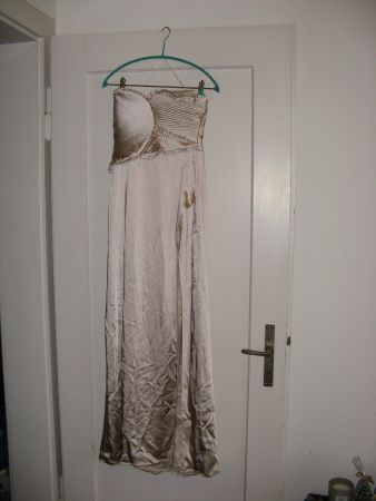 beiges langes Kleid von House of Cb Gr. M