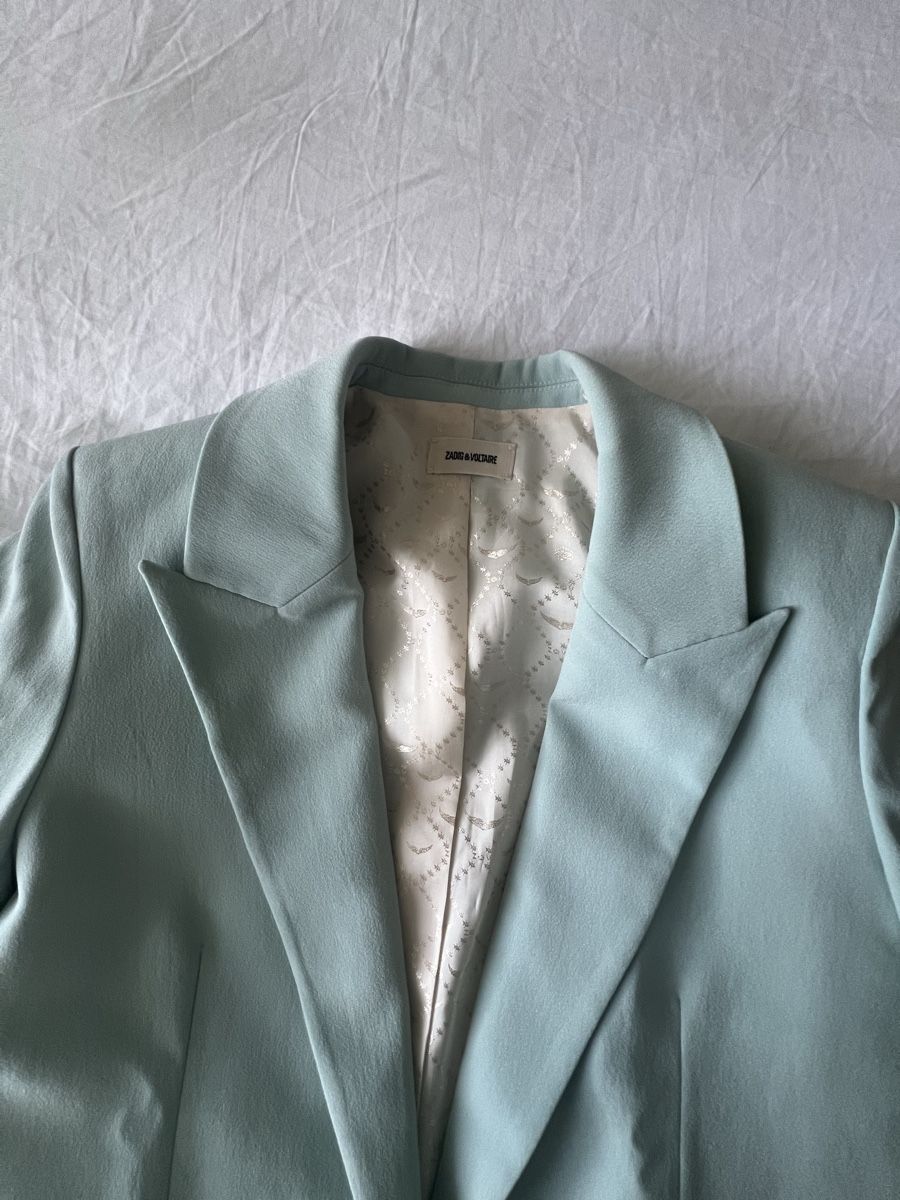 Zadig & Voltaire Completi & Tailleur: Mint Green Spring Blazer - Zadig&Voltare size S – Nuovo e nell'imballaggio originale da Zürich venduto da tra_wl8x 1