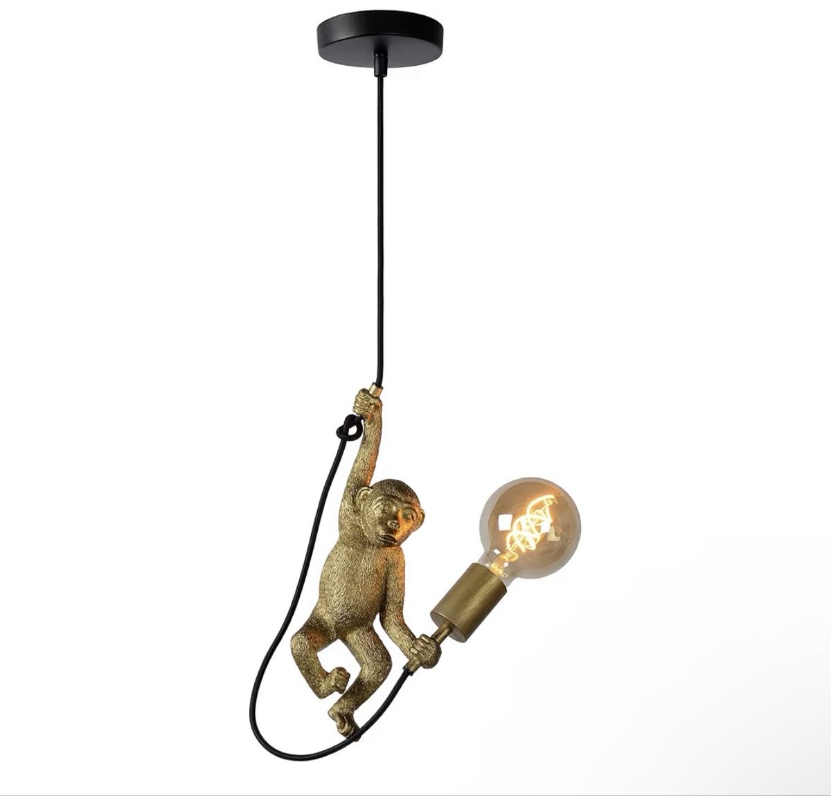 Lampadari & plafoniere: Pendelleuchte E27 Affe Hängelampe Retro Design LED – Nuovo e nell'imballaggio originale da Strengelbach venduto da retourenjaeger.ch