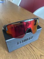 Sportbrille BLIZ Matrix matt schwarz mit roter Linse neu