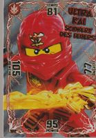 TCG NINJAGO TRADING CARD SERIE 1 FOIL # 182 ULTRA KAI SCHWER