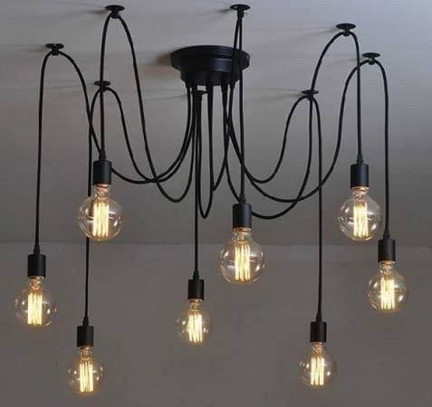 Lampade: Retro Spinne Industriedesign Lampe – Nuovo e nell'imballaggio originale da Châtelaine venduto da topshop.switzerland