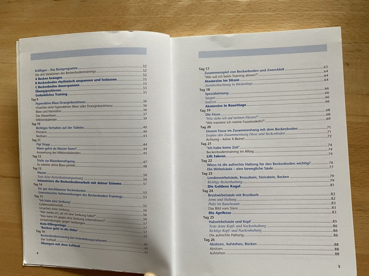 Libri: Entdeckungsreise zur weiblichen Mitte/Beckenbodentraining – Usato da Schwarzenburg venduto da Michellu 5