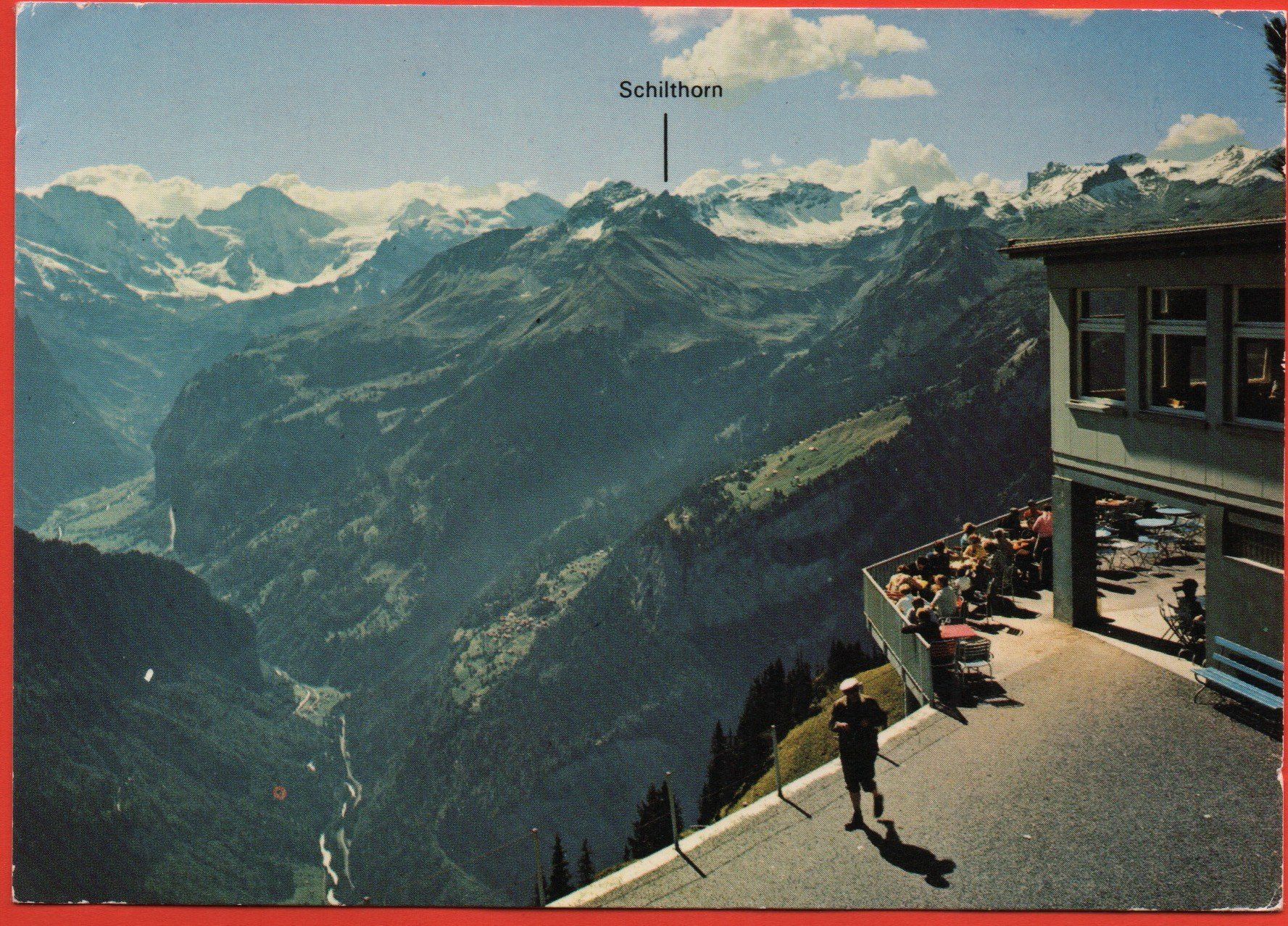 Ansichtskarten: 4 Ansichtskarten SCHYNIGE PLATTE Hotel, Bahn, Alpenblumen – Neu (gemäss Beschreibung) aus Jona von philajona