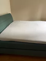 Boxspringbett 180 cm grün guter Zustand 