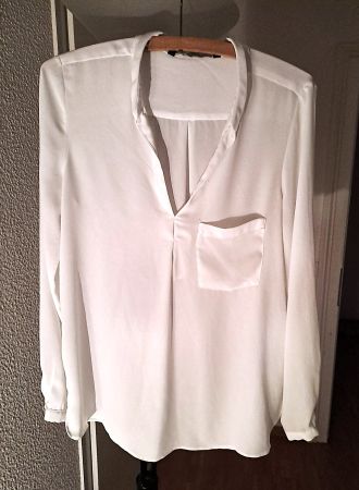 Schöne Zara Basic Bluse, Damen Grösse S