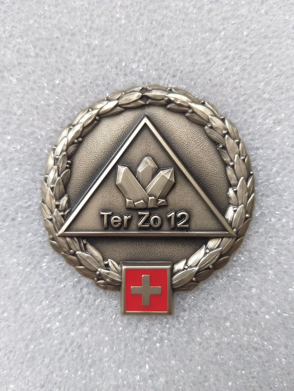 Placchette & Badge: Béretemblem Territorialzone 12 – Nuovo (secondo la descrizione) da Bauma venduto da SwissMilitaria