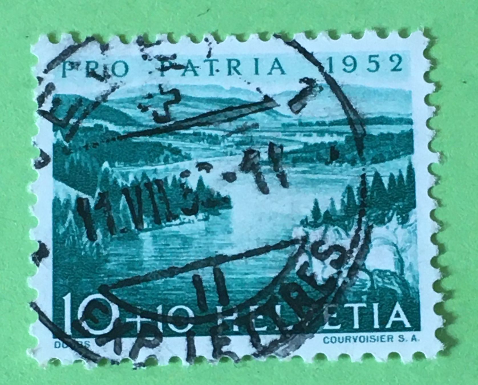 Tutti i francobolli: Nr.B 57 GESTEMPELT 1952   – Usato da Aarau venduto da Billa007