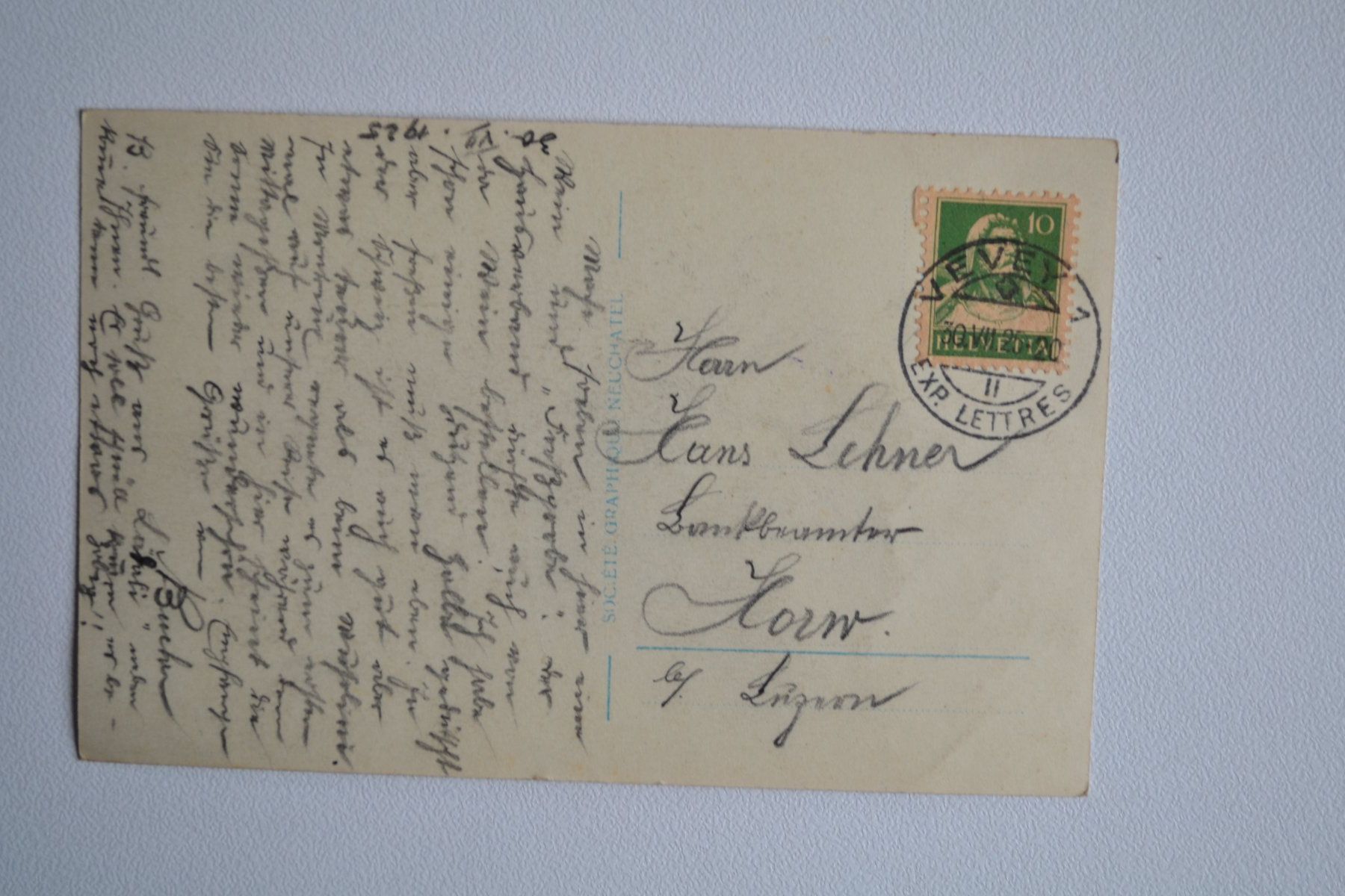 Cartes postales: AK Vevey VD – D'occasion à Beinwil am See par kajak55 1