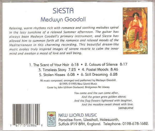 CD: Medwyn Goodall - Siesta CD - 1995 – Usato da Zürich venduto da Aspri 1