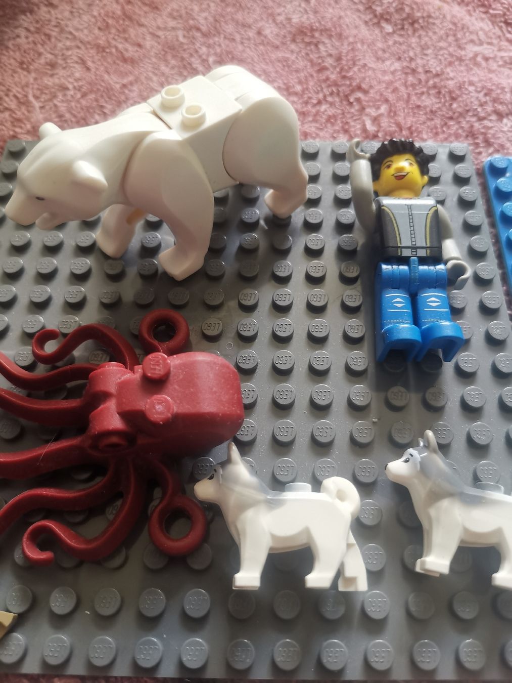 Lego Giocattoli: Lego Mix knapp 2 Kilo mit Strandplatte usw – Usato da Effretikon venduto da Superkarin7 2