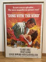 Filmplakat „Gone With The Wind“ gerahmt
