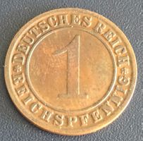 Münze 1 Reichspfennig Deutsches Reich 1928 F