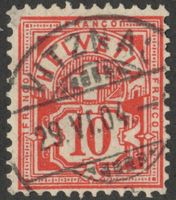 CH - Ziffermuster - Zst. Nr. 61B - Vitznau LU