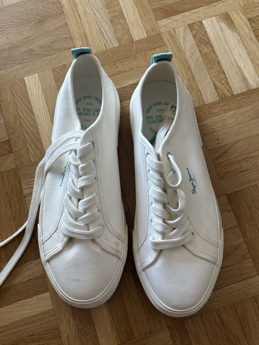 Pepe Jeans Scarpe da donna: Baskets Pepe Jeans blanc, neuf – Nuovo (secondo la descrizione) da Vevey venduto da lau_c6mw 1