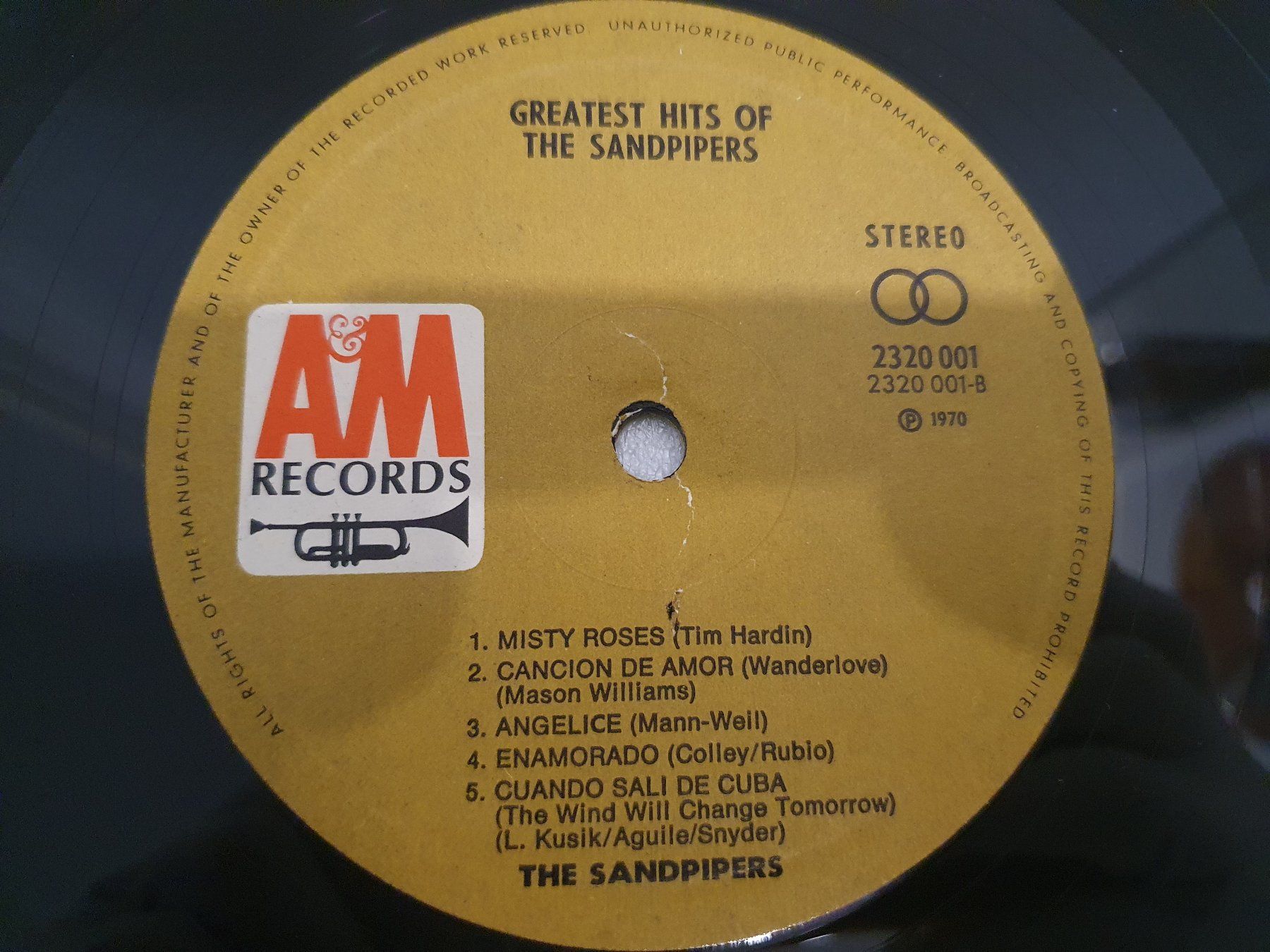 Schallplatten: The Sandpipers – Greatest Hits – Gebraucht aus Uster von Vinyl-Leidenschaft 6