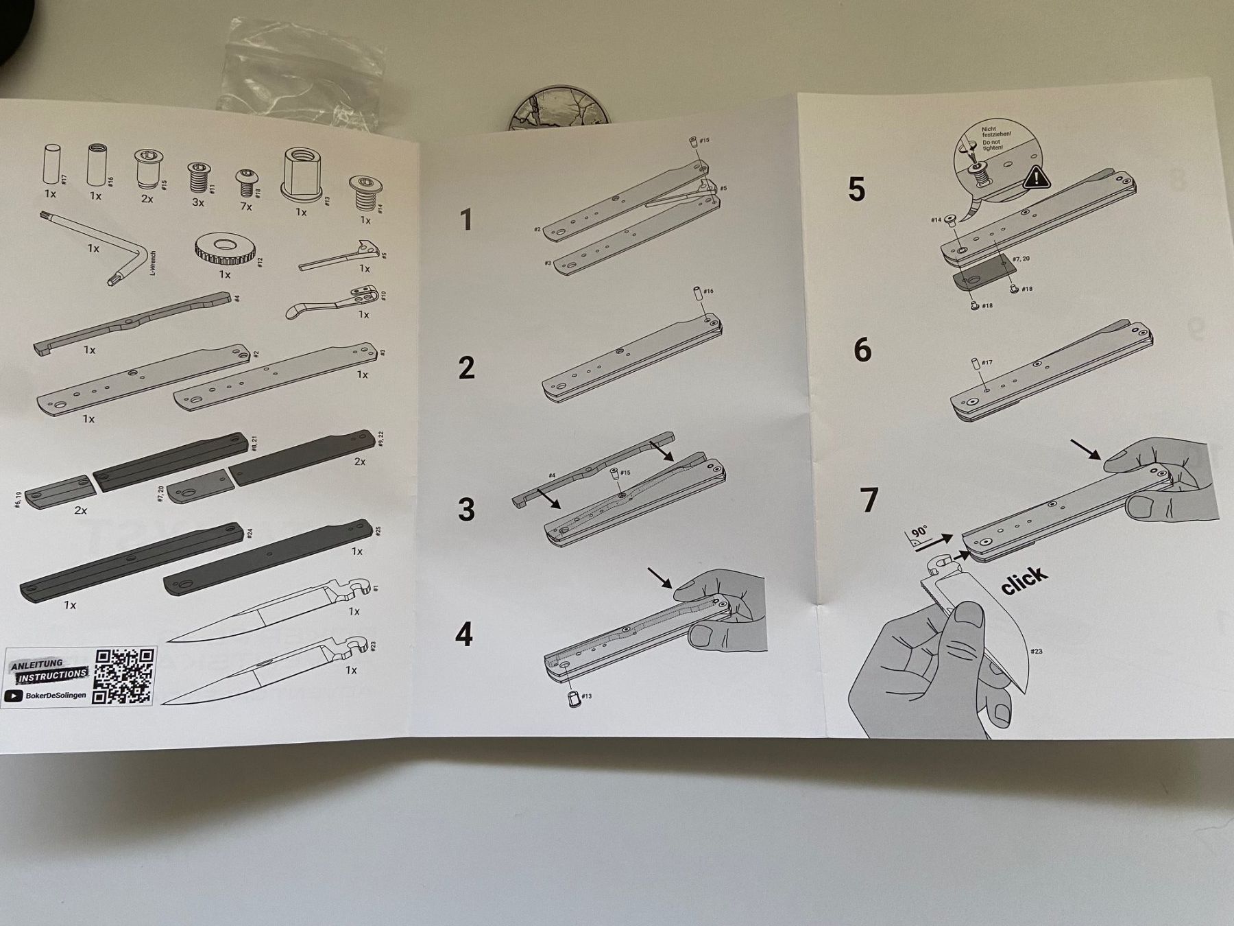 Accessori: Böker Cataclyst Taschenmesser / Messerbausatz – Usato da Langnau am Albis venduto da Danig0 8